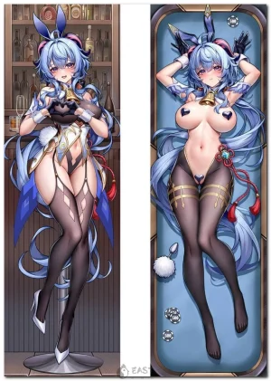Ganyu from Genshin Impact on anime body pillow (dakimakura) cover