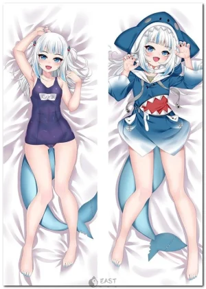 Gawr Gura VTuber anime body pillow dakimakura cover