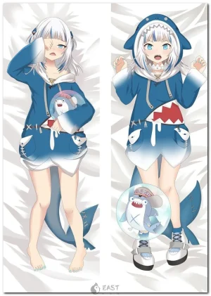 Gawr Gura VTuber anime body pillow dakimakura cover