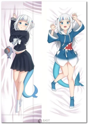 Gawr Gura VTuber anime body pillow dakimakura cover