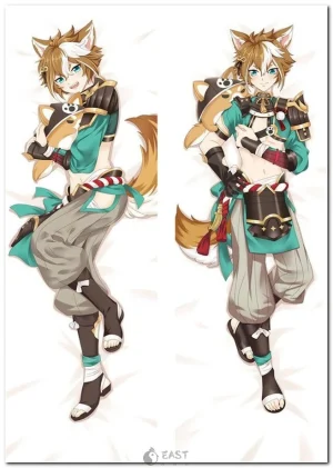 Gorou Genshin Impact dakimakura anime body pillow cover