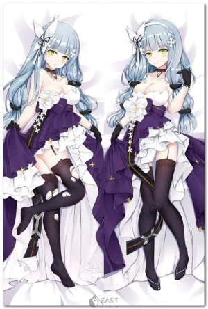 HK416-themed anime girl dakimakura pillow from Girls Frontline