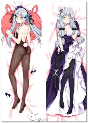 HK416-themed anime dakimakura pillow featuring Girls Frontline characters