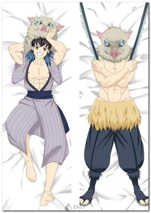 Inosuke Hashibira Demon Slayer dakimakura body pillow anime cover