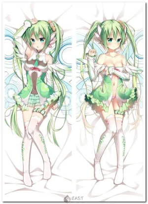 Hatsune Miku dakimakura body pillow featuring MIKU AI voice theme