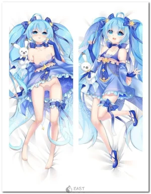 Hatsune Miku snow-themed Vocaloid dakimakura body pillow