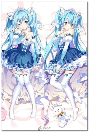 Hatsune Miku Snow-themed Vocaloid dakimakura body pillow