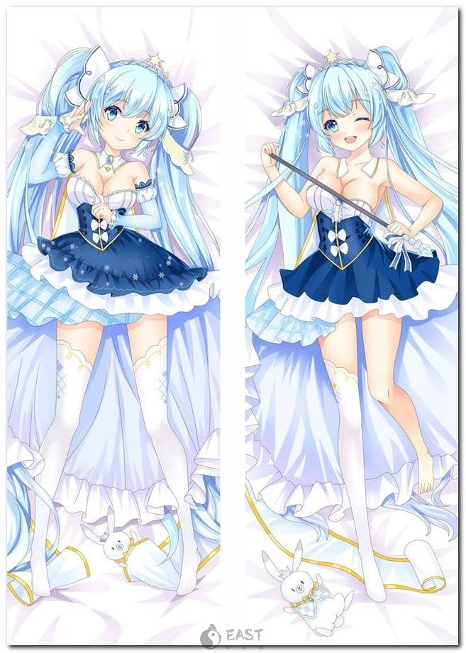 High-quality Hatsune Miku Vocaloid dakimakura cover image — perfect for anime fans and Vocaloid AI voice enthusiasts. Part of Eastana's premium Vocaloid merchandise collection. Hatsune Miku Vocaloid anime body pillow dakimakura cover