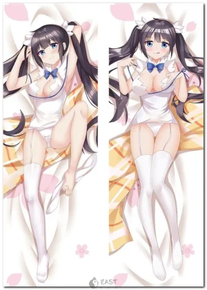 Hestia from DanMachi anime dakimakura body pillow cover