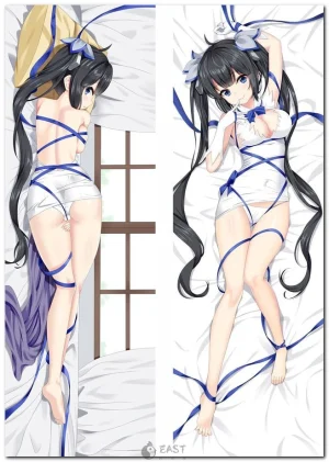 Hestia from DanMachi anime dakimakura body pillow cover