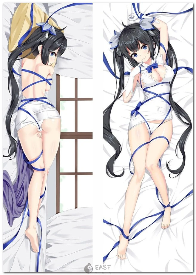Premium Hestia-themed DanMachi dakimakura body pillow cover, ideal for collectors and AI voice integration. Official eastana design, optimized for DanMachi anime fans. Hestia from DanMachi anime dakimakura body pillow cover
