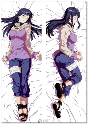 Hinata Hyuga from Naruto anime on body pillow cover