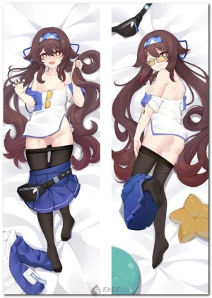 Hu Tao Genshin Impact anime body pillow dakimakura cover