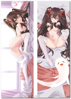 Hu Tao Genshin Impact anime body pillow dakimakura cover