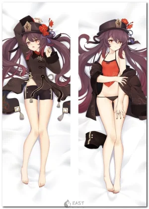 Hu Tao Genshin Impact dakimakura anime body pillow cover