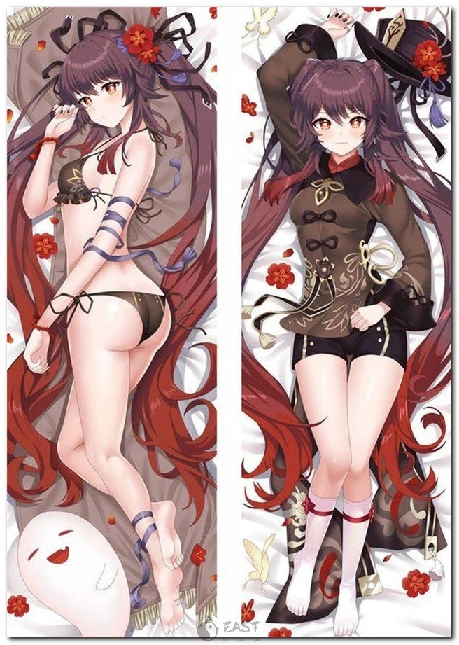 Official-style Hu Tao Genshin Impact dakimakura body pillow cover — premium AI-voice compatible anime pillowcase from eastana. Perfect for collectors and fans. Hu Tao Genshin Impact dakimakura body pillow anime cover
