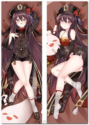 Hu Tao Genshin Impact dakimakura body pillow anime cover