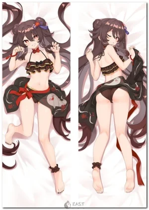 Hu Tao Genshin Impact anime body pillow dakimakura cover