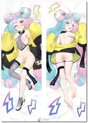 Iono from Pokémon anime on a body pillow dakimakura cover