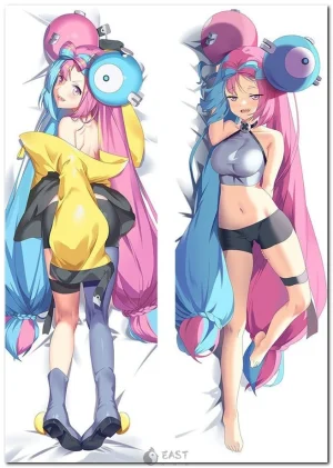 Iono from Pokemon anime featured on body pillow dakimakura