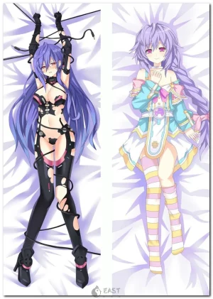 Iris Heart Plutia dakimakura from Hyperdimension Neptunia anime body pillow