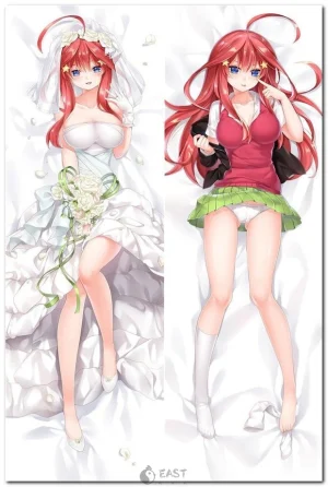 Itsuki Nakano dakimakura body pillow from The Quintessential Quintuplets