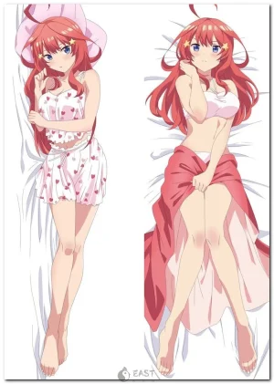 Itsuki Nakano dakimakura pillow cover from The Quintessential Quintuplets anime