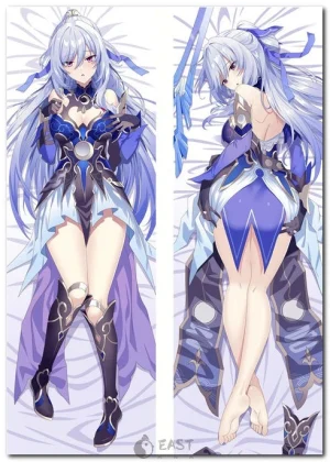 Jingliu from Honkai: Star Rail on anime body pillow (dakimakura)