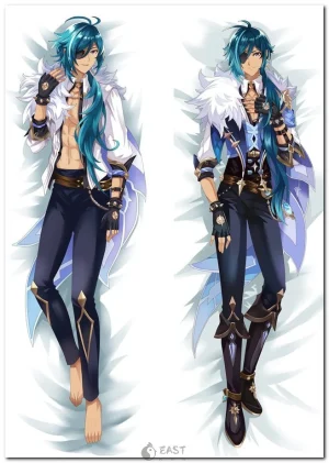 Kaeya Genshin Impact anime body pillow dakimakura cover