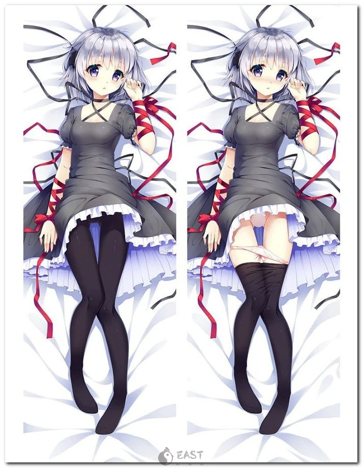Premium Kagari Rewrite anime artwork for dakimakura body pillows. Compatible with AI voice dakimakura systems. Official eastana digital print. Kagari from Rewrite anime dakimakura body pillow cover