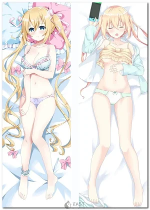 Kaho Hinata anime dakimakura body pillow cover in blend fabric