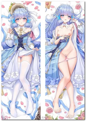 Kamisato Ayaka Genshin Impact anime body pillow dakimakura cover