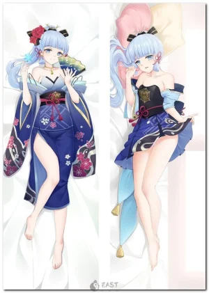 Kamisato Ayaka Genshin Impact anime body pillow dakimakura cover