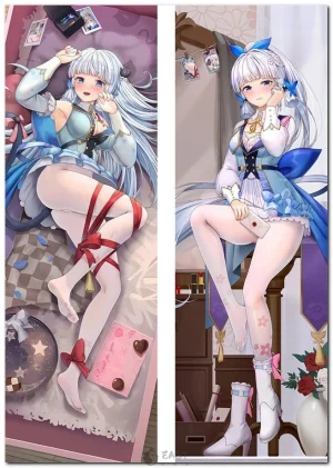 Kamisato Ayaka Genshin Impact anime body pillow dakimakura cover