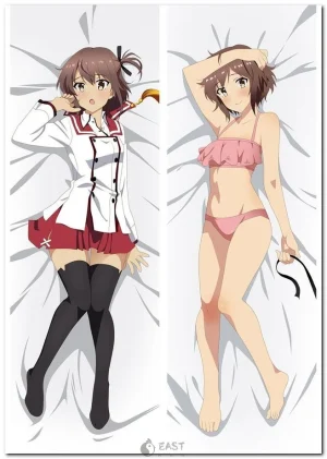 Kanami Etou anime dakimakura body pillow with katana design