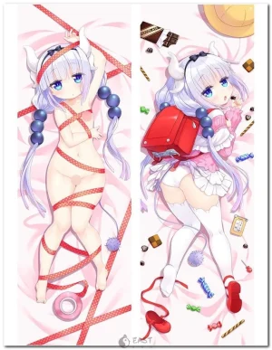 Kanna Kamui dakimakura from Miss Kobayashi's Dragon Maid anime body pillow