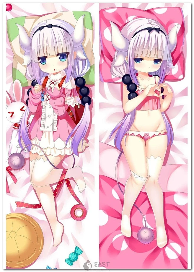 Premium Kanna Kamui dakimakura featuring Miss Kobayashi's Dragon Maid artwork. Official Eastana anime body pillow with optional AI voice functionality for immersive fan experience. Kanna Kamui dakimakura from Miss Kobayashi's Dragon Maid anime body pillow