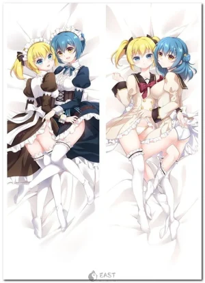 Kanon Kougami and Shiho Kunieda from Battle Girl High School dakimakura