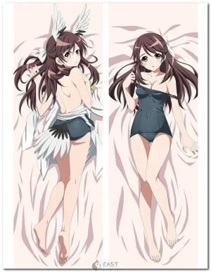 Karibuchi Takami from Strike Witches on anime body pillow (dakimakura)