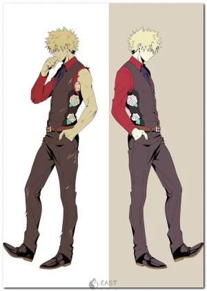 Katsuki Bakugo dakimakura body pillow from My Hero Academia