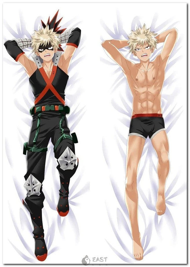 High-quality Katsuki Bakugo My Hero Academia dakimakura — an anime body pillow with optional AI voice functionality, exclusively from eastana. Katsuki Bakugo My Hero Academia dakimakura anime body pillow