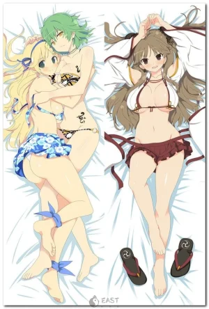 Katsuragi Hikage & Renka from Senran Kagura dakimakura pillow cover