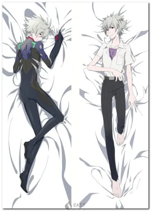 Kaworu Nagisa from Neon Genesis Evangelion on EVA dakimakura body pillow