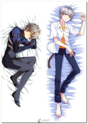 Kaworu Nagisa from Neon Genesis Evangelion on EVA anime body pillow