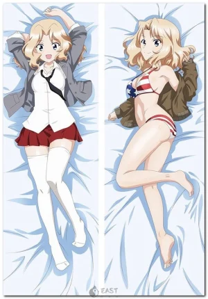 Kay from Girls und Panzer anime dakimakura body pillow
