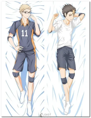 Kei Yu Haikyu!! anime body pillow dakimakura cover