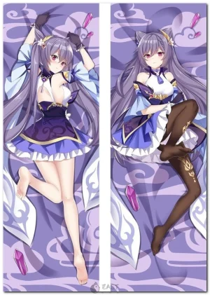 Keqing Genshin Impact dakimakura anime body pillow by Eastana