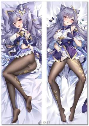 Keqing Genshin Impact anime body pillow dakimakura cover