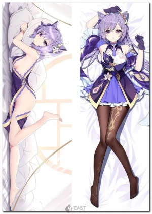 Keqing Genshin Impact anime body pillow dakimakura cover
