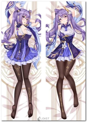 Keqing Genshin Impact anime body pillow dakimakura cover